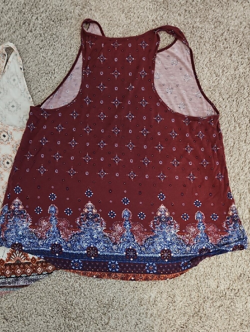 Mudd Racerback Patterned Tank Tops Set Indie Boho - Picture 12 of 16